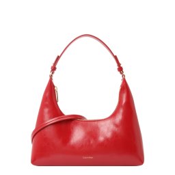 Calvin Klein Geantă de umăr 'Foil Logo Glossy Shoulder' roșu
