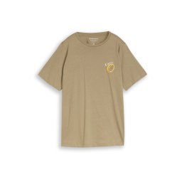 Tom Tailor Women + Tricou galben / kaki / alb