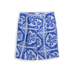 TOM TAILOR Pantaloni albastru / alb