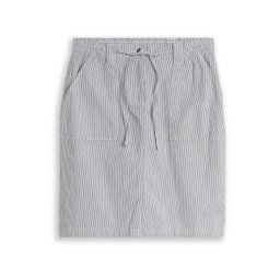 TOM TAILOR Fustă bleumarin / alb