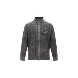 Ed Hardy Geacă tricotată gri / gri închis