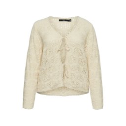 Vero Moda Curve Geacă tricotată 'VMCAVA' bej