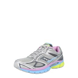 saucony Sneaker low 'PROGRID GUIDE 7' azur / gri metalic / verde limetă / argintiu