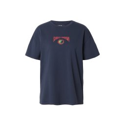 VANS Tricou 'SUNRISE TO SUNDOWN' bleumarin / verde limetă / roșu / alb