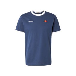ELLESSE Tricou 'Ringetto' albastru marin / galben / portocaliu caisă / alb