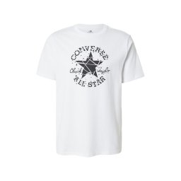CONVERSE Tricou 'BROKEN GLASS' negru / alb