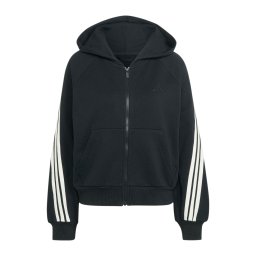 ADIDAS SPORTSWEAR Bluză cu fermoar sport 'AK' negru / alb