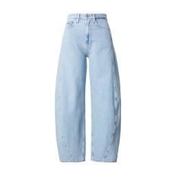 Tommy Jeans Jeans 'Twisted Seam Mid Rise Barrel' albastru deschis