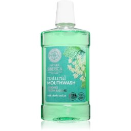Natura Siberica Natural Mouthwash Strong Teeth & Gums apă de gură pe bază de plante cu zinc 520 ml