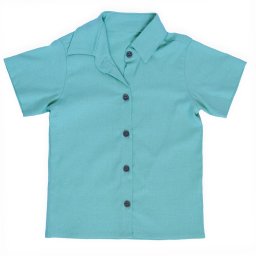 Cămașă din In pentru Copii,Culoare Verde Mint