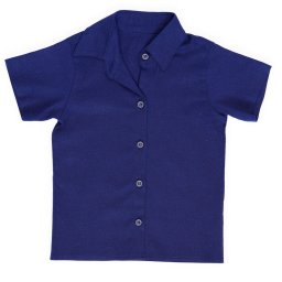 Cămașă din In pentru Copii,Culoare Bleumarin