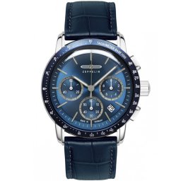 Zeppelin Zeppelin 8878-3 Mens Watch New York Chronograph 43mm 5ATM 8878-3