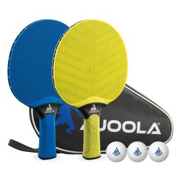 Set Palete Tenis de Masa JOOLA Vivid Outdoor 2 Palete + 3 Mingi
