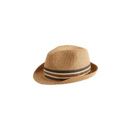 Next Pălărie 'Fedora' nisipiu / bleumarin / maro