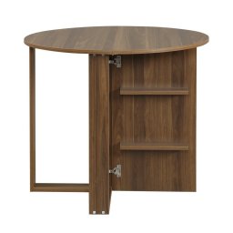 Masă pliantă Middle Walnut, maro închis