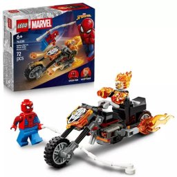 LEGO® Marvel Spider-Man versus Îngerul Iadului pe motocicletă 76335