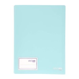 Mapa Strigo, PP, A4, 40 folii protectie, turcoaz