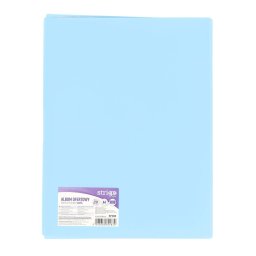 Mapa Strigo, PP, A4, 20 folii protectie, albastru