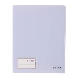 Mapa Strigo, PP, A4, 20 folii protectie, mov