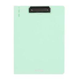 Clipboard Strigo vertical A4, suport stilou, menta