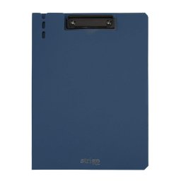 Clipboard Strigo vertical A4, suport stilou, albastru marin
