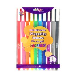 Pix cu gel Strigo Classic, 0.8mm, 10 culori/set SSC427