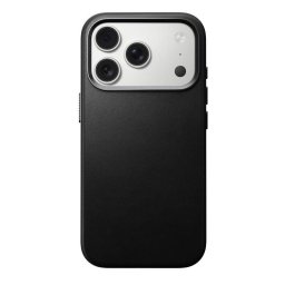 Husa piele Nomad Traditional Leather Case pentru iPhone 17 Pro, culoare negru