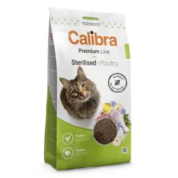 Hrana uscata pisici, Calibra Cat Premium Line Sterilised Poultry 10 kg
