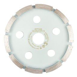 Disc diamantat slefuit, 1 segment, 125 x 22.2 mm