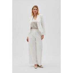 Marisse Women's Trousers L-Sp-4610 Off White
