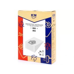Set Saci si Filtre K&M EIO SOLAC 6+6A pentru Aspirator 5 Saci Hartie + 2 Fitre