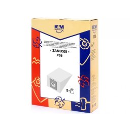 Set Saci Hartie K&M pentru Aspirator Zanussi 3321 / 3341 5 Bucati