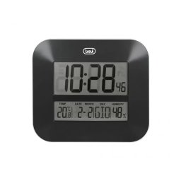 Ceas de Perete TREVI Digital OM 3520 D 27cm Temperatura Calendar Negru