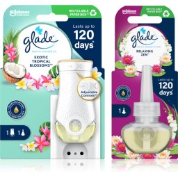 GLADE Electric scented oil Exotic Tropical Blossom + Relaxing Zen ambalaj economic 3 buc