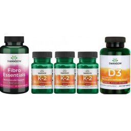 Pachet Neuromodulator Sistem Neuromuscular Fibromialgie Scleroza Fibro Essential Vitamina D3 K2 Mena Q7.