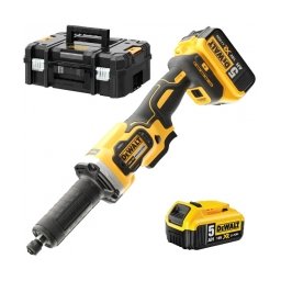 Dewalt - DCG426P2 - Polizor drept cu 2 acumulatori, Li-Ion, 18 V, 5 Ah, 6 mm, valiza speciala