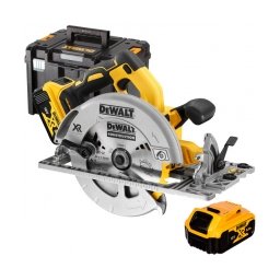 DeWalt - DCS572P2 - Fierastrau circular cu 2 acumulatori si incarcator, Li-Ion, 18 V, 5 Ah, 184x16 mm, valiza speciala