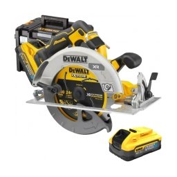 DeWalt - DCS573H2T - Fierastrau circular cu 2 acumulatori si incarcator, Li-Ion, 18 V, 5 Ah, 190x30 mm, valiza speciala