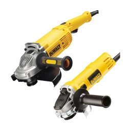 DeWalt - DWE4157 + DWE492 - Polizor unghiular cu fir, 900 W, 125 mm + Polizor unghiular cu fir, 2200 W, 230 mm