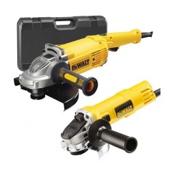 DeWalt - DWE4157 + DWE492 - Polizor unghiular cu fir, 900 W, 125 mm + Polizor unghiular cu fir, 2200 W, 230 mm