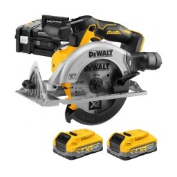 DeWalt - DCS565S2T - Fierastrau circular cu 2 acumulatori si incarcator, Li-Ion, 18 V, 3.5 Ah, 165x20 mm, valiza speciala
