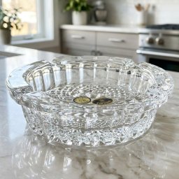 Scrumiera din Cristal Bohemia Alexandria 18 cm