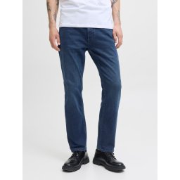 Jack & Jones Blugi barbati CLARK, cu talie joasa si croiala Regular fit, Indigo (SELECTATI MARIMEA: 29, SELECTATI LUNGIMEA: 32)