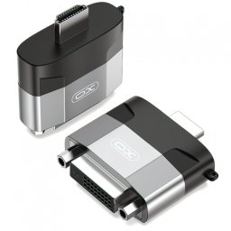 Adaptor Video XO Design GB013, HDMI - DVI, 1080P, Gri
