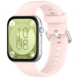 Curea Techsuit W061 pentru Huawei Watch Fit 4 Pro / Fit 4 / Fit 3, Roz