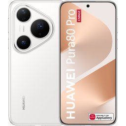 Telefon mobil Huawei Pura 80 Pro 512GB 12GB RAM Dual Sim 4G Glazed White