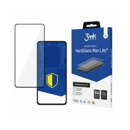 Folie Protectie 3MK HardGlass Max Lite Xiaomi Redmi Note 14 Pro 4G / Note 14 Pro+ 5G Sticla Securizata Full Glue Neagra