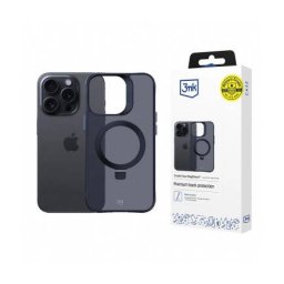 Husa 3MK Apple iPhone 16 Pro Max Smoke MagStand Negru