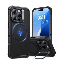 Husa ESR Apple iPhone 16 Pro Max Cyber Armor Kickstand Negru