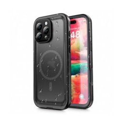 Husa ShellBox Waterproof Apple iPhone 16 Pro Max Negru